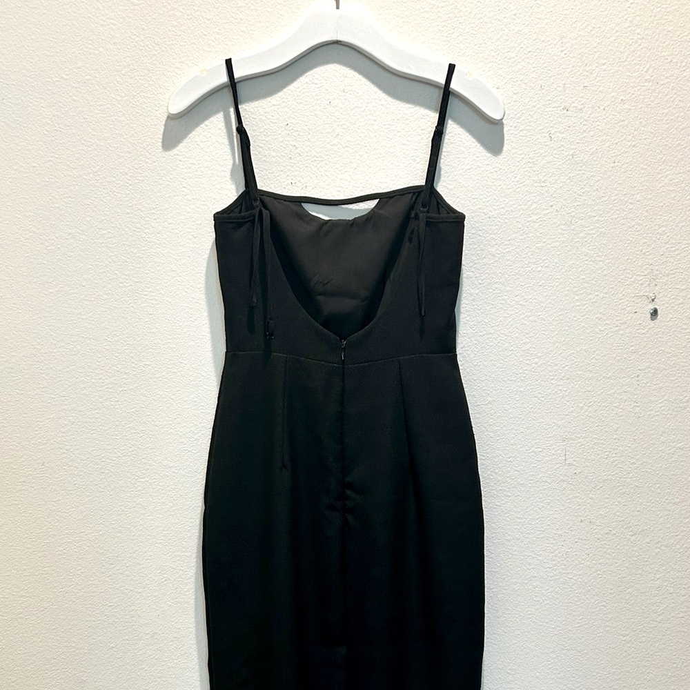 Anthropologie Elegant Ultra Flattering Classic Black Women's Dress - Picture 5 of 5